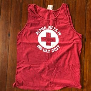 Alpha delta pi bid day tank